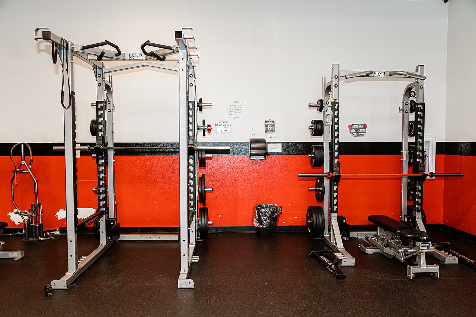 Free weights area